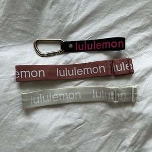 Lululemon headband and keychain bundle!!